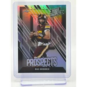 2024 Leaf Heroes & Prospects Max Brosmer Silver Refractor 184/199 Vikings